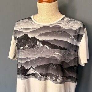 Lululemon Snapshot Misty Mountain‎ Seamless Tee | Size M | High Low Hem